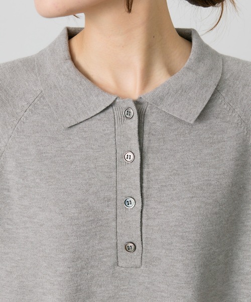 ニット ポロワンピース（ワンピース）｜PUAL CE CIN（ピュアルセシン