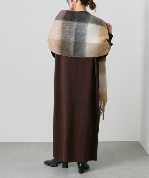 ニット ポロワンピース（ワンピース）｜PUAL CE CIN（ピュアルセシン