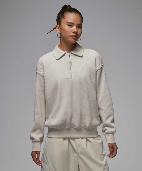 ジョーダン フライト ウィメンズ ロングスリーブ ワッフル トップス