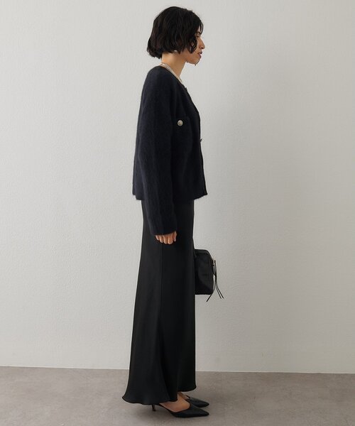 サテンフレアスカート（スカート）｜Whim Gazette（ウィムガゼット）の