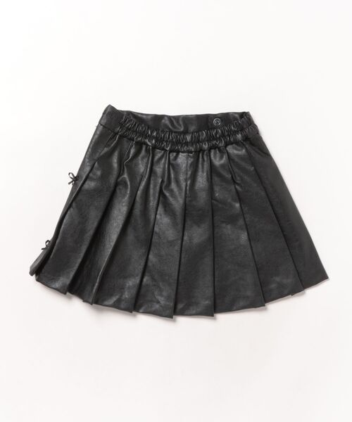 repipi armario（レピピ アルマリオ）の「【10C REPIPI】フェイクレザーリボンスカート（スカート・キッズ・ブラック・130/120/110）」の19枚目の写真