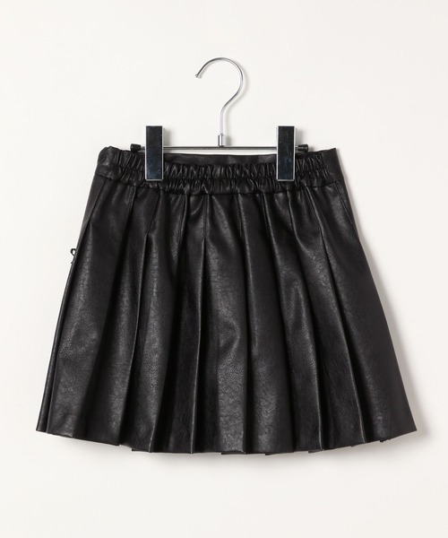 repipi armario（レピピ アルマリオ）の「【10C REPIPI】フェイクレザーリボンスカート（スカート・キッズ・ブラック・130/120/110）」の11枚目の写真