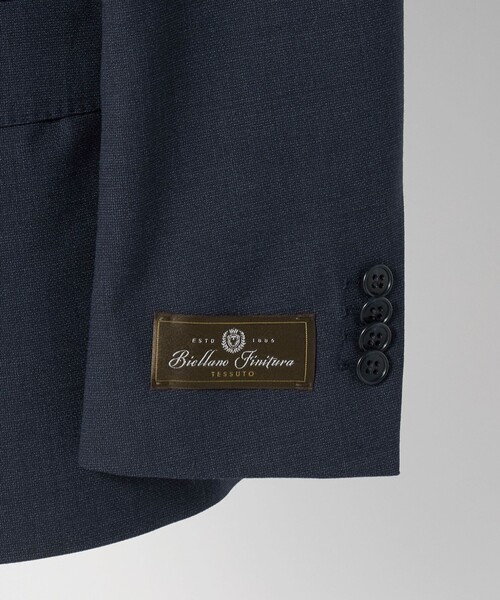 A DAY IN THE LIFE UNITED ARROWS(アデイインザライフユナイテッドアローズ)の「メランジ ドビー 2ボタンジャケット-セットアップ対応-<A DAY IN THE LIFE>(テーラードジャケット・メンズ・ダークグレー/ネイビー・M/L/S/XL)」の5枚目の写真