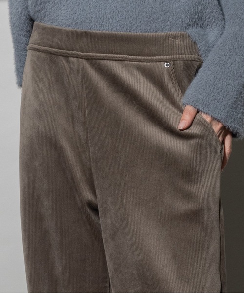 lodie(ロディ)の「ストレッチコール ワイドパンツ(その他パンツ・レディース・ブラウン/ベージュ/カーキ/ブラック・FREE)」の22枚目の写真