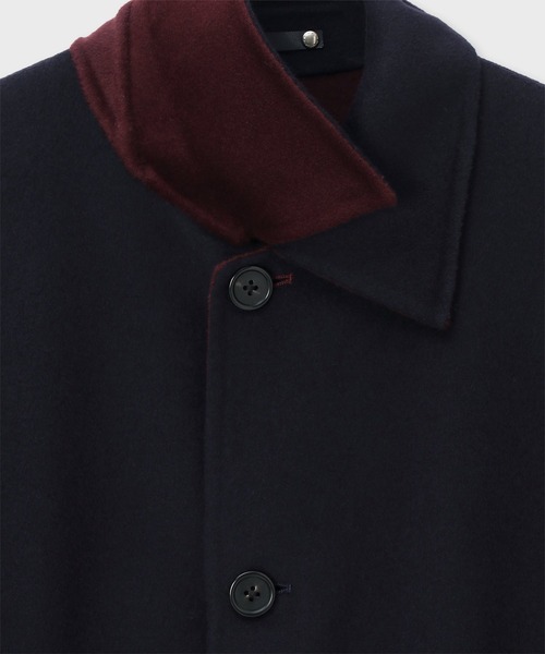 ウールビーバー ダブルフェイス ステンカラーコート / 252115 667Z