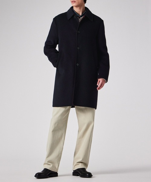 ウールビーバー ダブルフェイス ステンカラーコート / 252115 667Z
