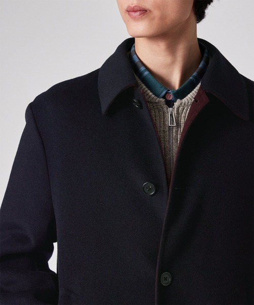 ウールビーバー ダブルフェイス ステンカラーコート / 252115 667Z