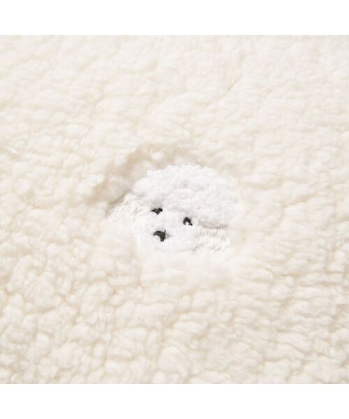 WARMY プードル×ボア 掛け布団カバー ダブル アイボリー セール】【あったか寝具】WARMY もこもこ プードル×ボア 掛け布団