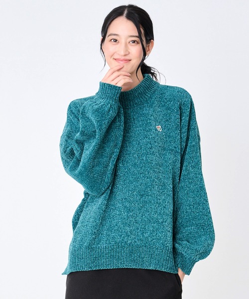 Arnold Palmer(アーノルドパーマー)の「モールニット モックネック プルオーバー(ニット/セーター・レディース・ブラック/グリーン/パープル/ベージュ/テラコッタ・M/L/S)」の4枚目の写真