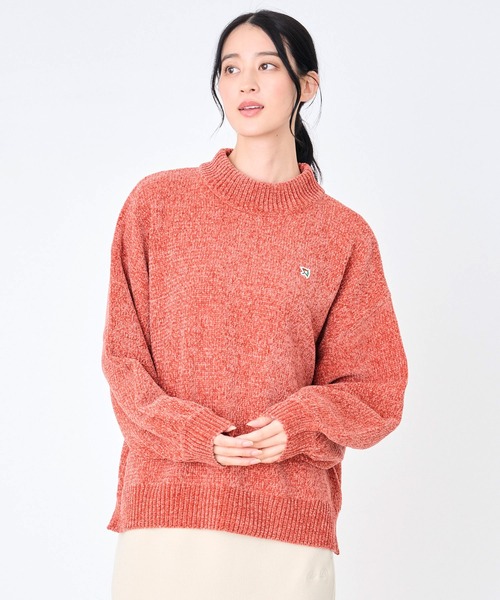 Arnold Palmer(アーノルドパーマー)の「モールニット モックネック プルオーバー(ニット/セーター・レディース・ブラック/グリーン/パープル/ベージュ/テラコッタ・M/L/S)」の3枚目の写真