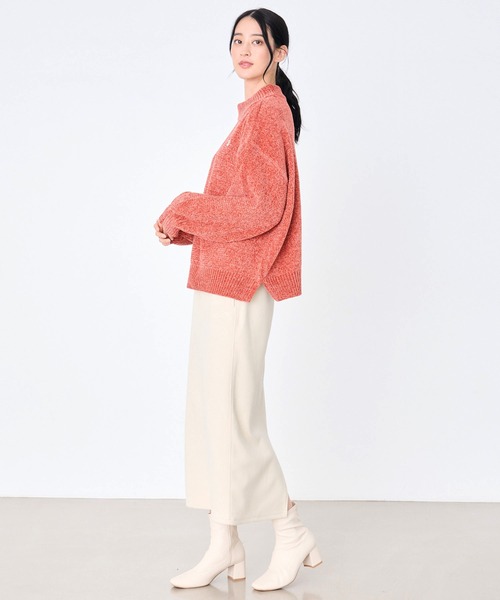 Arnold Palmer(アーノルドパーマー)の「モールニット モックネック プルオーバー(ニット/セーター・レディース・ブラック/グリーン/パープル/ベージュ/テラコッタ・M/L/S)」の22枚目の写真