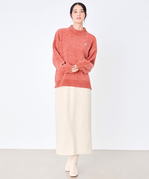 Arnold Palmer(アーノルドパーマー)の「モールニット モックネック プルオーバー(ニット/セーター・レディース・ブラック/グリーン/パープル/ベージュ/テラコッタ・M/L/S)」の21枚目の写真