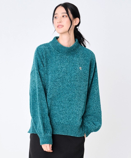 Arnold Palmer(アーノルドパーマー)の「モールニット モックネック プルオーバー(ニット/セーター・レディース・ブラック/グリーン/パープル/ベージュ/テラコッタ・M/L/S)」の17枚目の写真