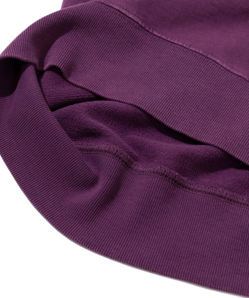 CUBE SUGAR（キューブシュガー）の「CUBE SUGAR/キューブシュガー　裏毛パウダー加工BigプリントPO（スウェット・レディース・パープル/グリーン・FREE）」の8枚目の写真