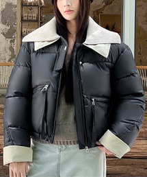 バイカラー」に該当するダウンジャケット/コートファッション通販