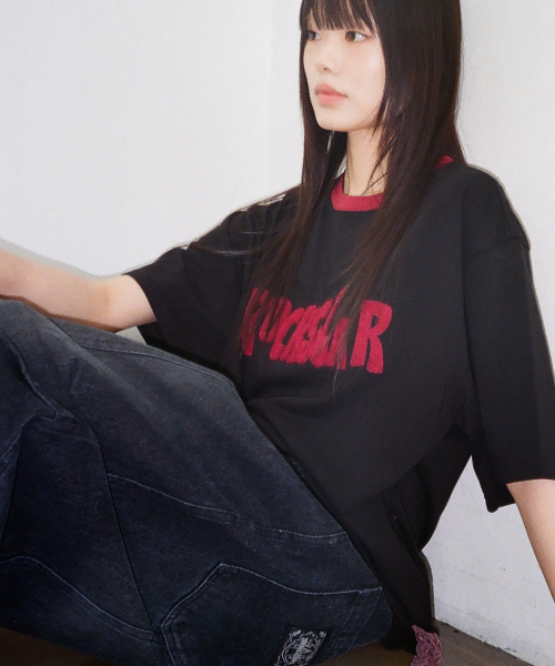 AAKAM(アーカム)の「ROCKSTAR Boucle Half Top (Black)(Tシャツ/カットソー・レディース・その他・2/1)」の2枚目の写真