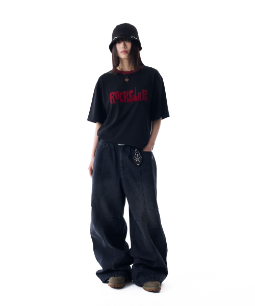 AAKAM(アーカム)の「ROCKSTAR Boucle Half Top (Black)(Tシャツ/カットソー・レディース・その他・2/1)」の8枚目の写真