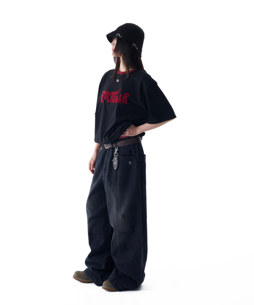 AAKAM(アーカム)の「ROCKSTAR Boucle Half Top (Black)(Tシャツ/カットソー・レディース・その他・2/1)」の9枚目の写真
