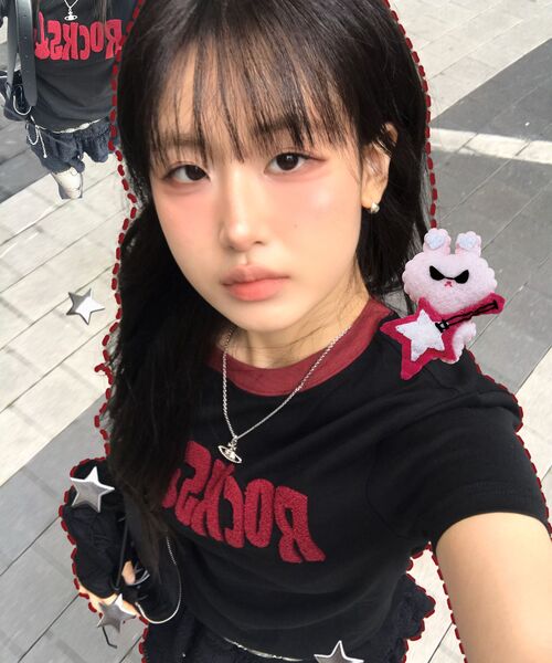 AAKAM(アーカム)の「ROCKSTAR Boucle Half Top (Black)(Tシャツ/カットソー・レディース・その他・2/1)」の16枚目の写真