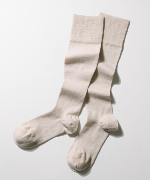 green label relaxing（グリーンレーベルリラクシング）の「＜MAEE＞コンプレッション ソックス / 着圧ソックス / 靴下（ソックス/靴下・レディース・ナチュラル/ケリーグリーン/ダークグレー・FREE）」の3枚目の写真