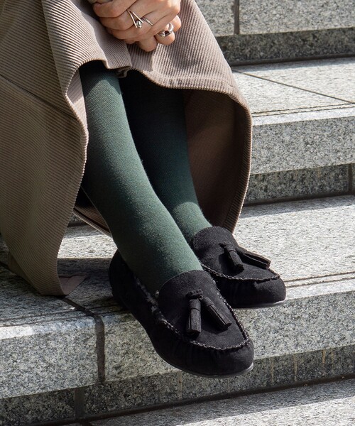 green label relaxing（グリーンレーベルリラクシング）の「＜MAEE＞コンプレッション ソックス / 着圧ソックス / 靴下（ソックス/靴下・レディース・ナチュラル/ケリーグリーン/ダークグレー・FREE）」の8枚目の写真