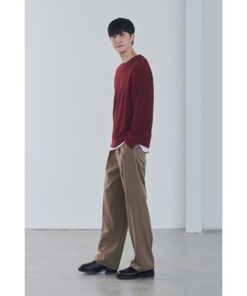 MUSINSA STANDARD（ムシンサスタンダード）の「ネロウベルトワンタックワイドスラックス[ダスティベージュ]（スラックス・メンズ・その他・40/38/42/36/34/32/30/31/33/26/27/28/29）」の13枚目の写真
