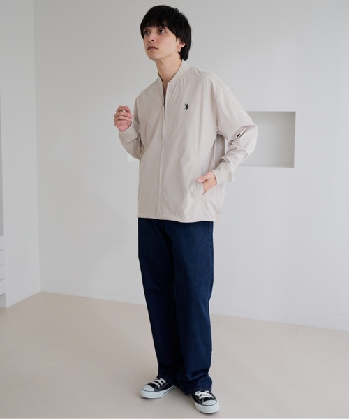 U.S. POLO ASSN.(ユーエスポロアッスン)の「【U.S. POLO ASSN.】ストレッチ リブ ブルゾン(ブルゾン・メンズ・ネイビー/アイボリー・M)」の10枚目の写真