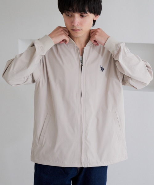 U.S. POLO ASSN.(ユーエスポロアッスン)の「【U.S. POLO ASSN.】ストレッチ リブ ブルゾン(ブルゾン・メンズ・ネイビー/アイボリー・M)」の3枚目の写真