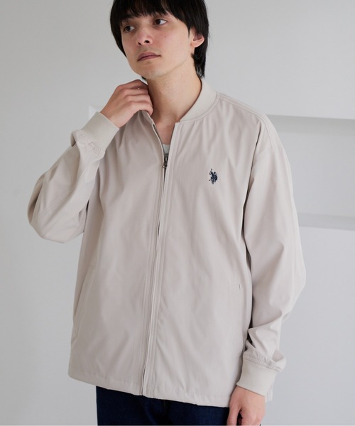 U.S. POLO ASSN.(ユーエスポロアッスン)の「【U.S. POLO ASSN.】ストレッチ リブ ブルゾン(ブルゾン・メンズ・ネイビー/アイボリー・M)」の5枚目の写真
