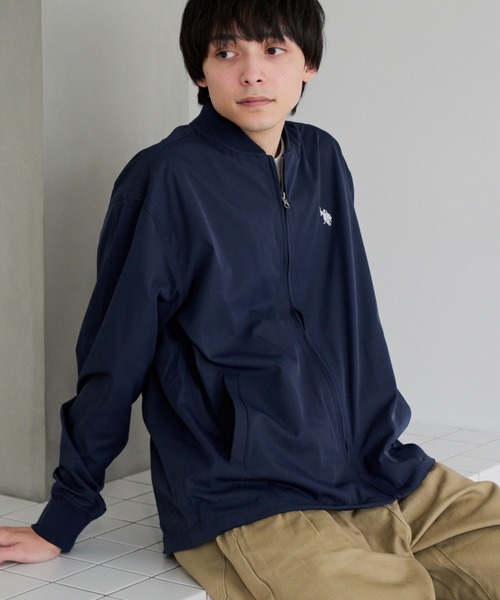U.S. POLO ASSN.(ユーエスポロアッスン)の「【U.S. POLO ASSN.】ストレッチ リブ ブルゾン(ブルゾン・メンズ・ネイビー/アイボリー・M)」の18枚目の写真