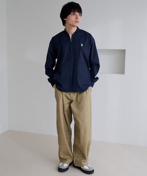 U.S. POLO ASSN.(ユーエスポロアッスン)の「【U.S. POLO ASSN.】ストレッチ リブ ブルゾン(ブルゾン・メンズ・ネイビー/アイボリー・M)」の19枚目の写真