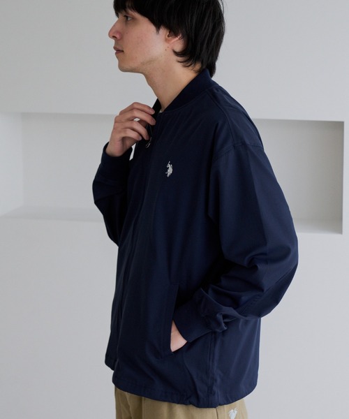 U.S. POLO ASSN.(ユーエスポロアッスン)の「【U.S. POLO ASSN.】ストレッチ リブ ブルゾン(ブルゾン・メンズ・ネイビー/アイボリー・M)」の16枚目の写真
