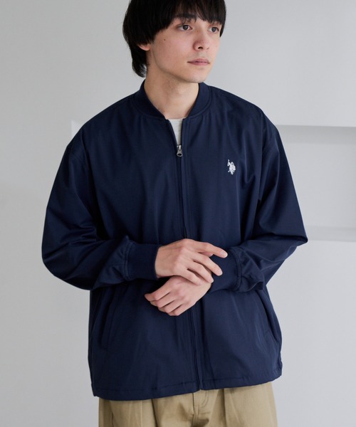 U.S. POLO ASSN.(ユーエスポロアッスン)の「【U.S. POLO ASSN.】ストレッチ リブ ブルゾン(ブルゾン・メンズ・ネイビー/アイボリー・M)」の14枚目の写真