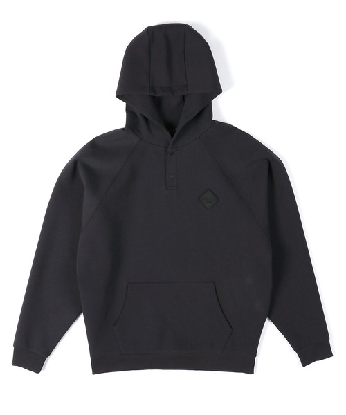 The DUFFER of ST.GEORGE（ザダファーオブセントジョージ）の「〔BLACK LABEL〕"SORONA" HENLEY PO PARKA：セットアップ ダンボールニット ヘンリーネック パーカー（パーカー・メンズ・ライトグレー/グレー/ブラック・MEDIUM/SMALL/X-LARGE/LARGE）」の10枚目の写真