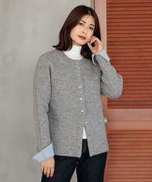 FOUND GOOD | WフェイスハイショクニットCD(カーディガン/ボレロ)