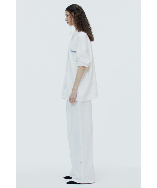 NOHANT(ノアン)の「PRINCE TWO WAY SWEATSHIRT WHITE(スウェット・レディース・ホワイト・LARGE/MEDIUM/SMALL/X-SMALL)」の3枚目の写真