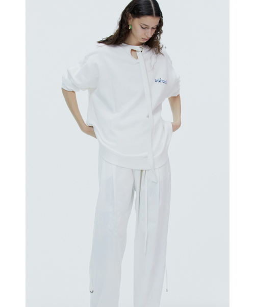 NOHANT(ノアン)の「PRINCE TWO WAY SWEATSHIRT WHITE(スウェット・レディース・ホワイト・LARGE/MEDIUM/SMALL/X-SMALL)」の5枚目の写真