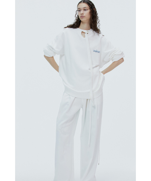 NOHANT(ノアン)の「PRINCE TWO WAY SWEATSHIRT WHITE(スウェット・レディース・ホワイト・LARGE/MEDIUM/SMALL/X-SMALL)」の7枚目の写真