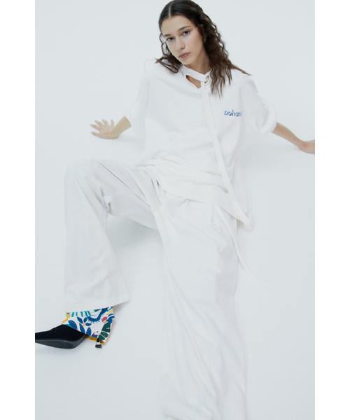 NOHANT(ノアン)の「PRINCE TWO WAY SWEATSHIRT WHITE(スウェット・レディース・ホワイト・LARGE/MEDIUM/SMALL/X-SMALL)」の8枚目の写真