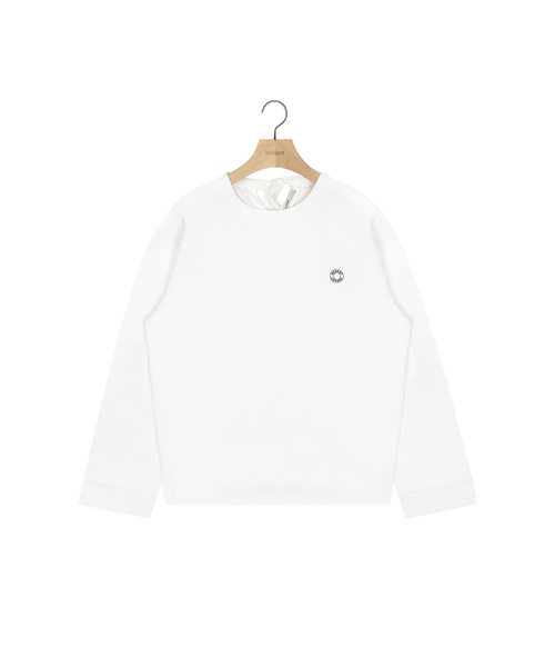 NOHANT(ノアン)の「PRINCE TWO WAY SWEATSHIRT WHITE(スウェット・レディース・ホワイト・LARGE/MEDIUM/SMALL/X-SMALL)」の9枚目の写真