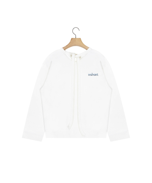 NOHANT(ノアン)の「PRINCE TWO WAY SWEATSHIRT WHITE(スウェット・レディース・ホワイト・LARGE/MEDIUM/SMALL/X-SMALL)」の10枚目の写真