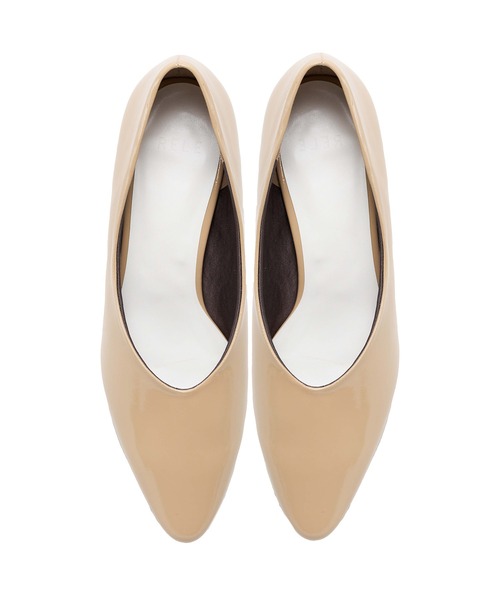 RELE（リレ）の「RELE リレ オールウェザーレインパンプス（レインシューズ・レディース・ベージュ・22.5cm/23.5cm/24.0cm/25.0cm）」の2枚目の写真