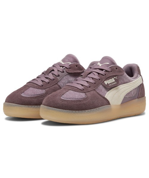 PUMA(プーマ)の「PUMA PALERMO MODA VELVET DREAM(プーマ パレルモ MODA ベルベット ドリーム)(スニーカー・レディース・パープル系・23cm/23.5cm/24cm/24.5cm/25cm)」の1枚目の写真