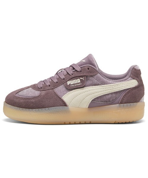PUMA(プーマ)の「PUMA PALERMO MODA VELVET DREAM(プーマ パレルモ MODA ベルベット ドリーム)(スニーカー・レディース・パープル系・23cm/23.5cm/24cm/24.5cm/25cm)」の2枚目の写真