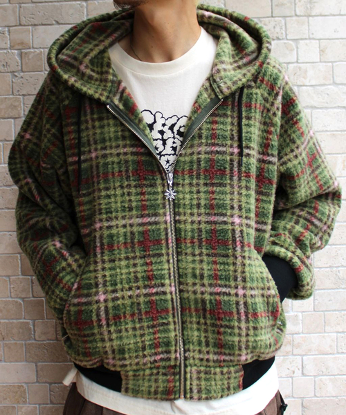 BOTT(ボット)の「BoTT / ボット Fleece Zip Hoodie(パーカー・メンズ・ブルー/グリーン・MEDIUM/LARGE)」の3枚目の写真