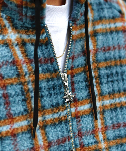 BOTT(ボット)の「BoTT / ボット Fleece Zip Hoodie(パーカー・メンズ・ブルー/グリーン・MEDIUM/LARGE)」の11枚目の写真