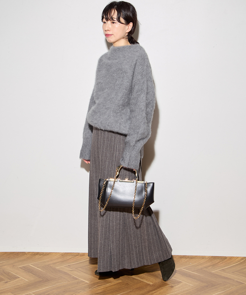 journalstand l`essage フォックスカシミヤオフプルオーバー 追加》FOX CASHMERE オフプルオーバー（ニット/セーター）｜journal