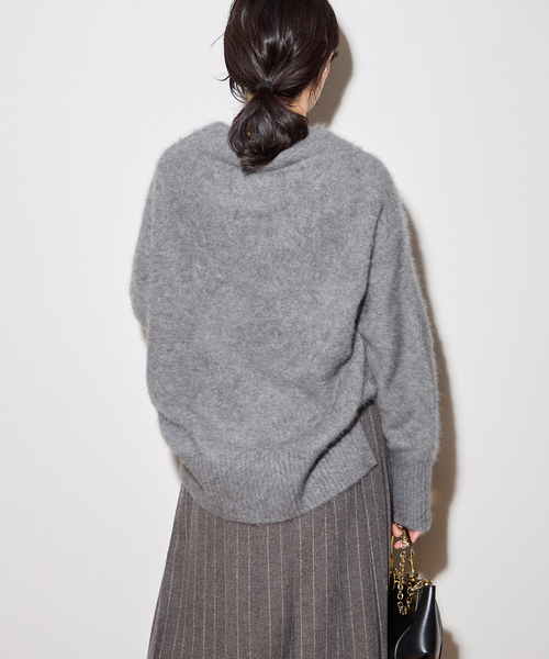 journalstand l`essage フォックスカシミヤオフプルオーバー ジャーナルスタンダード レサージュ JOURNAL STANDARD L'ESSAGE 《追加