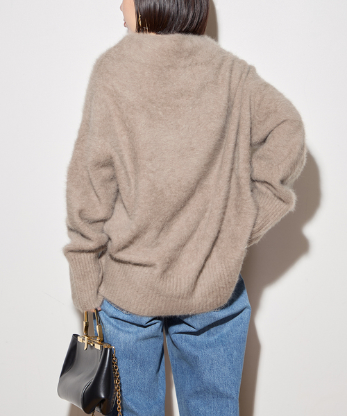 追加》FOX CASHMERE オフプルオーバー（ニット/セーター）｜journal