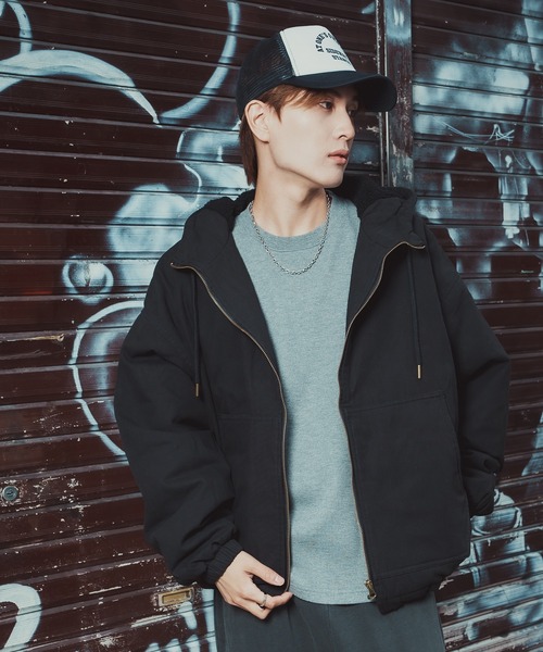 セール】ボアライナー ダック パーカーブルゾン（ブルゾン）｜improves